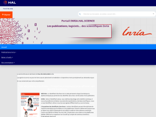 Inria - Institut national de recherche en sciences et technologies du numérique