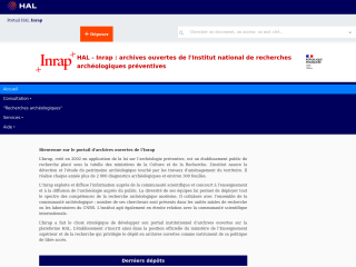 Inrap -  Institut national de recherches archéologiques préventives