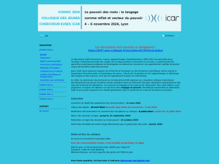 Accéder au site de la conférence
