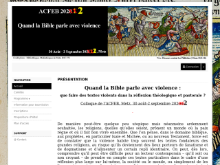 Accéder au site de la conférence