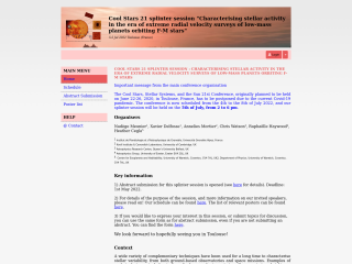 Accéder au site de la conférence