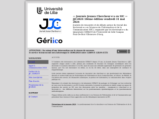 Accéder au site de la conférence