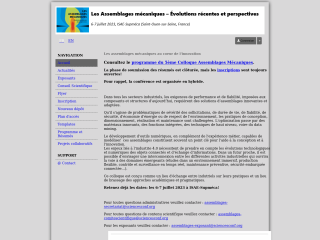 Accéder au site de la conférence