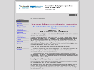 Accéder au site de la conférence