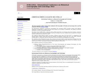 Accéder au site de la conférence