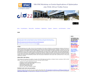 Accéder au site de la conférence
