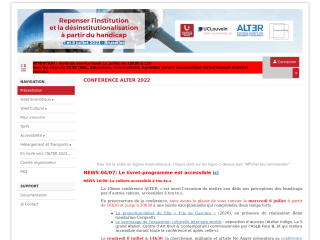 Accéder au site de la conférence