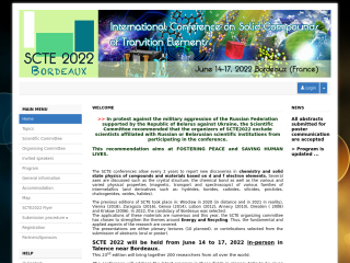 Accéder au site de la conférence