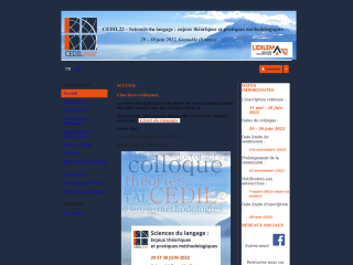 Accéder au site de la conférence