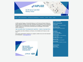 Accéder au site de la conférence