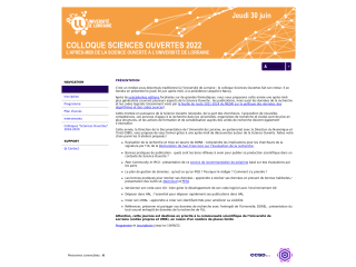 Accéder au site de la conférence