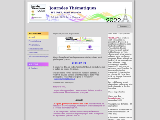 Accéder au site de la conférence