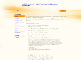 Accéder au site de la conférence