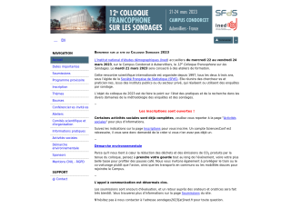 Accéder au site de la conférence