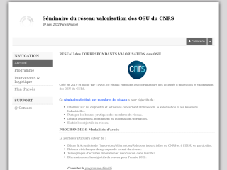 Accéder au site de la conférence