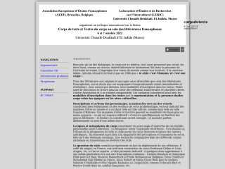 Accéder au site de la conférence