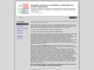 Accéder au site de la conférence