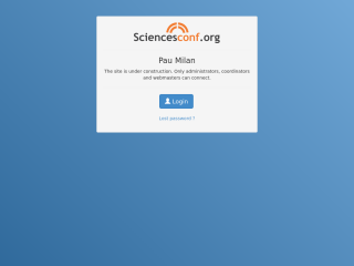 Accéder au site de la conférence