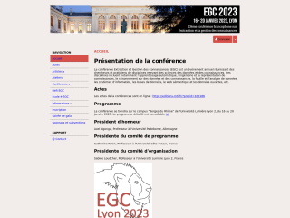 Accéder au site de la conférence