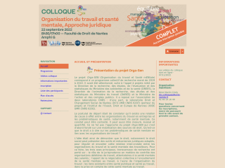 Accéder au site de la conférence