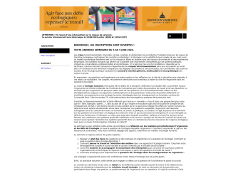 Accéder au site de la conférence