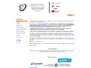 Accéder au site de la conférence