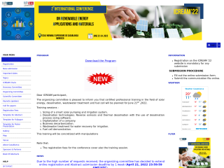 Accéder au site de la conférence