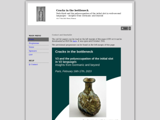 Accéder au site de la conférence