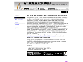 Accéder au site de la conférence