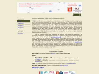 Accéder au site de la conférence