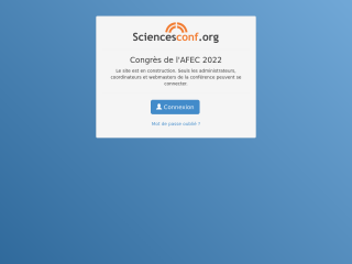 Accéder au site de la conférence