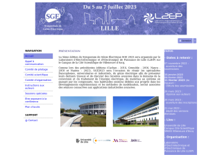 Accéder au site de la conférence
