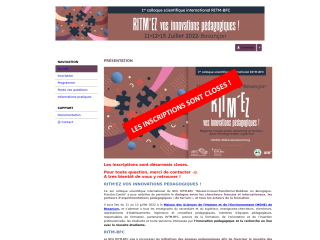 Accéder au site de la conférence