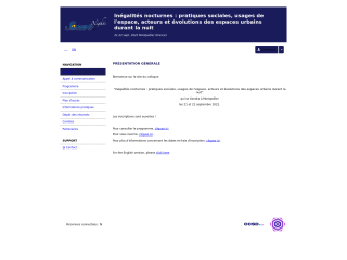 Accéder au site de la conférence