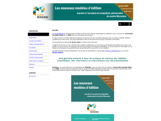 Accéder au site de la conférence