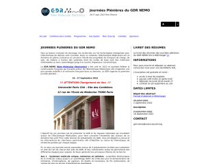 Accéder au site de la conférence