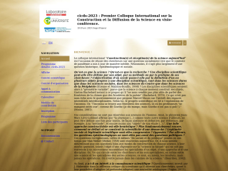 Accéder au site de la conférence