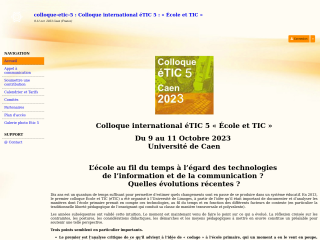 Accéder au site de la conférence