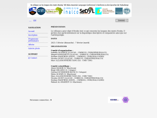 Accéder au site de la conférence