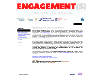 Accéder au site de la conférence