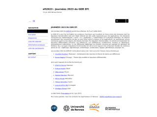 Accéder au site de la conférence