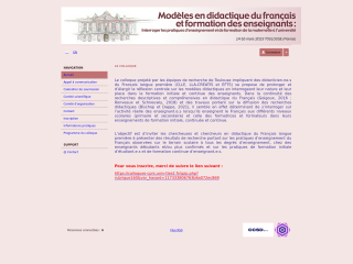 Accéder au site de la conférence