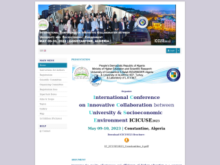 Accéder au site de la conférence
