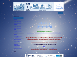 Accéder au site de la conférence