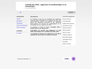 Accéder au site de la conférence