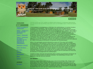 Accéder au site de la conférence