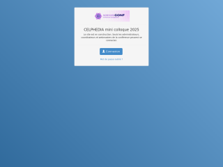 Accéder au site de la conférence