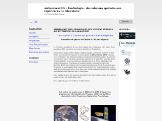 Accéder au site de la conférence