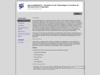 Accéder au site de la conférence