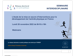 Accéder au site de la conférence